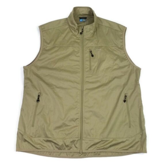 Willit Khaki Lightweight Soft-Shell Sleeveless Zip Front Vest Mens Size XXL NWT - Picture 9 of 14